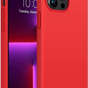 מגן גומי Velox iPhone 13 Pro Max – אדום